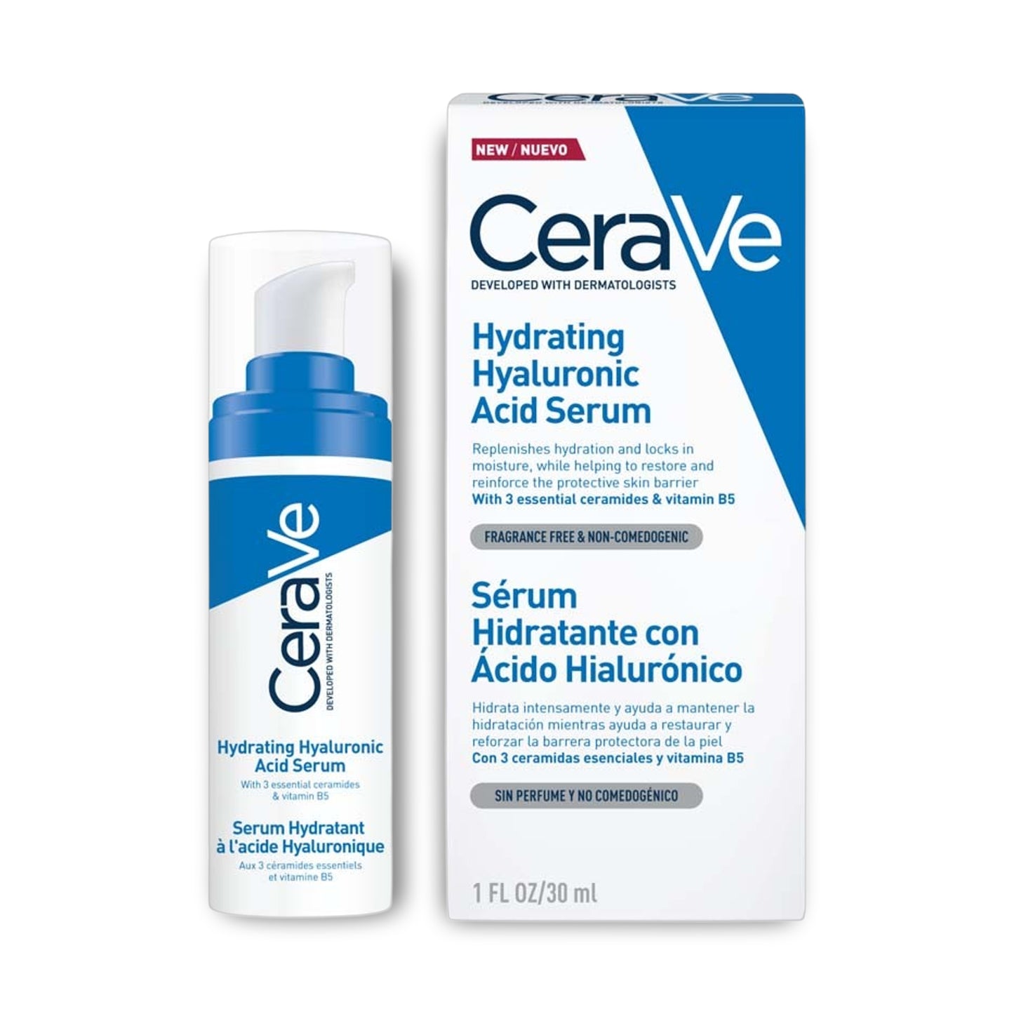 CeraVe Veido serumas Hydrating Hyaluronic Acid, 30 ml