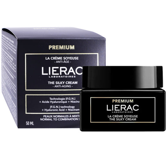 Lierac Premium šilkinis senėjimą stabdantis veido kremas, 50 ml
