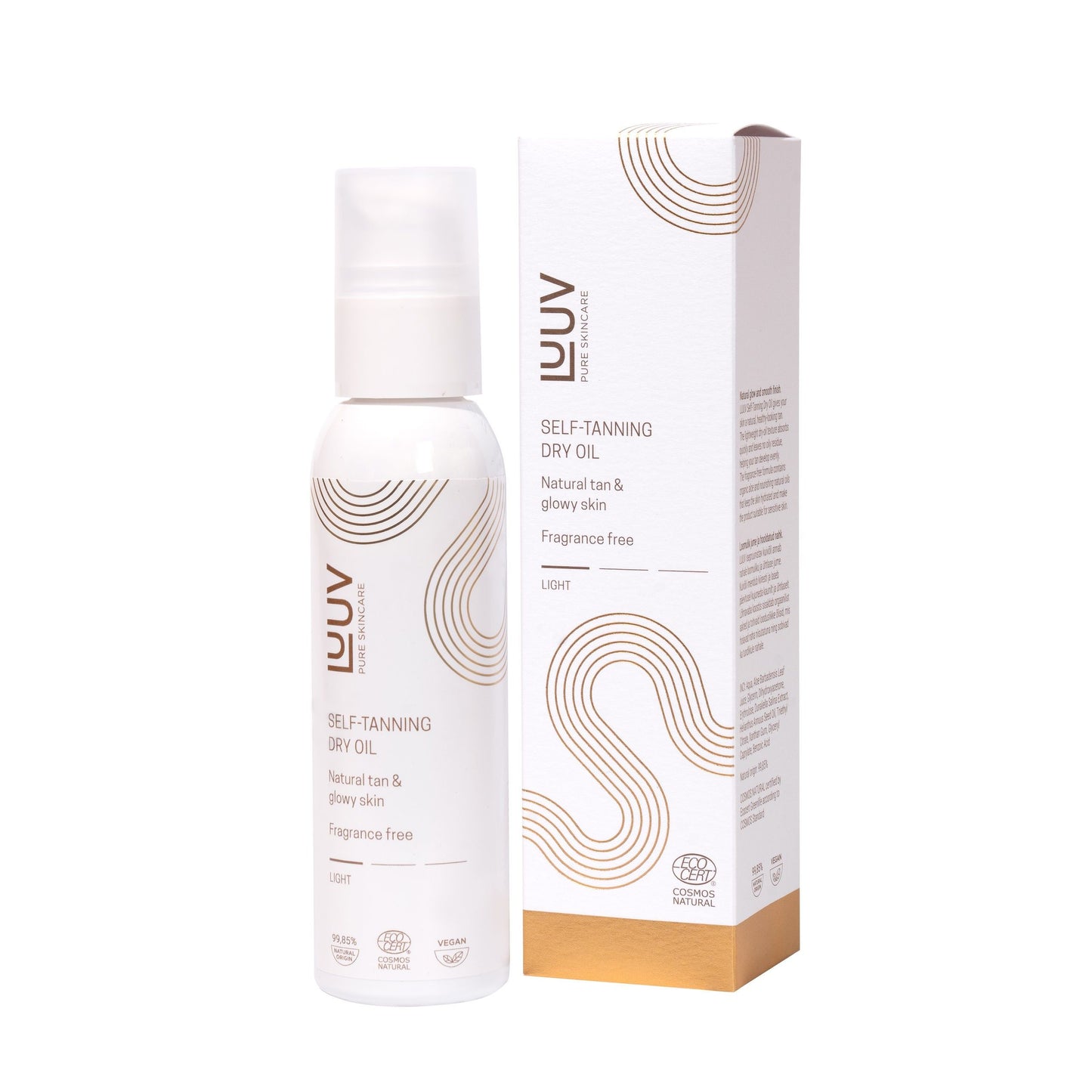 Natural Self Tanning Dry Oil Light COSMOS, 150ml