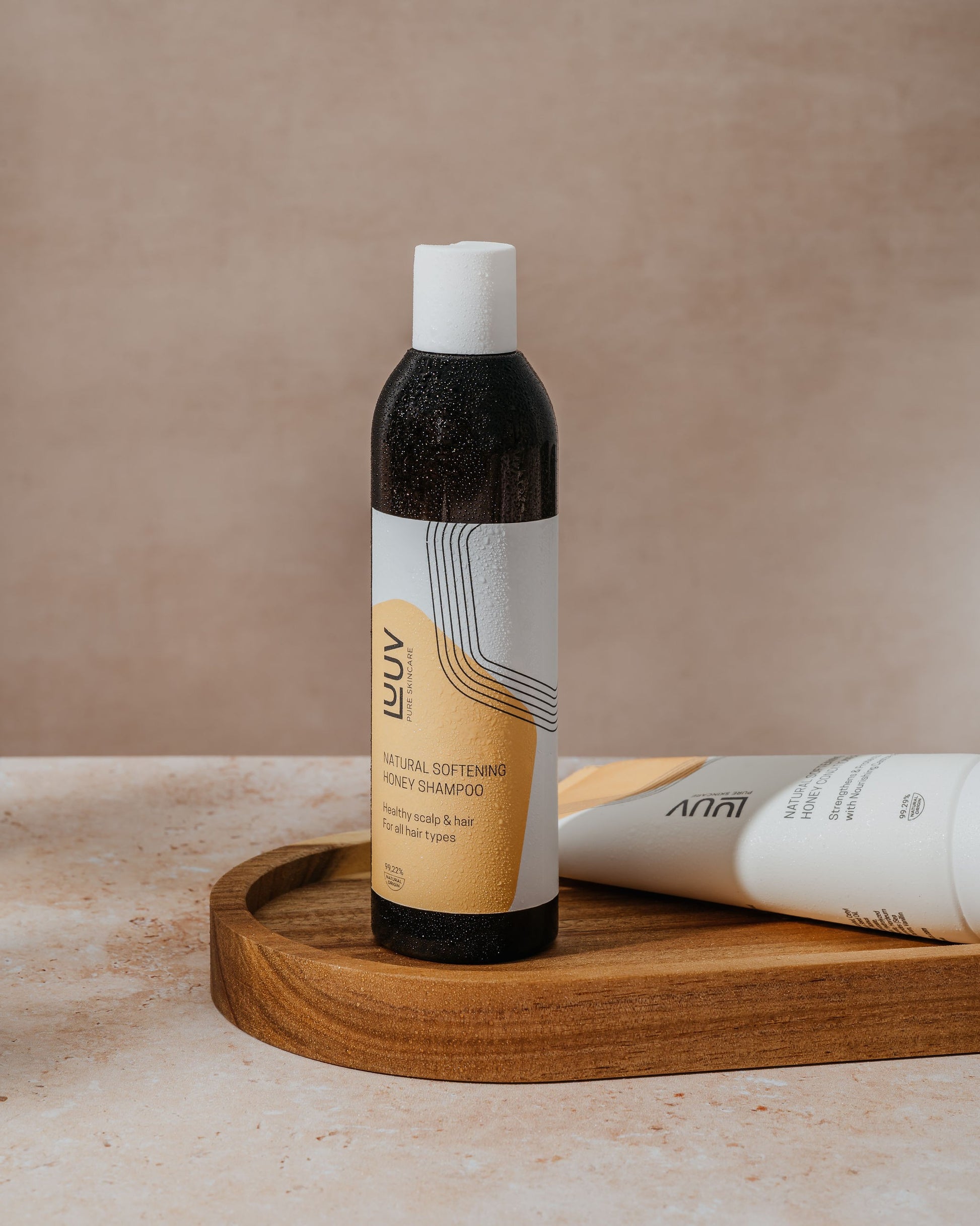 Natural Softening Honey Shampoo ja Conditioner Set